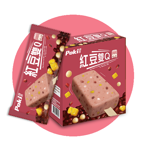 紅豆雙Q雪糕